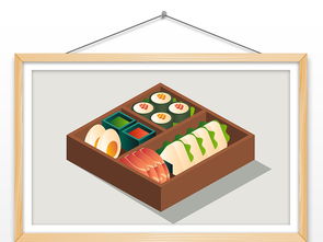 手繪日本料理插畫 從AI矢量圖到創意設計的完美融合
